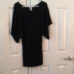 Black sweater dress mini